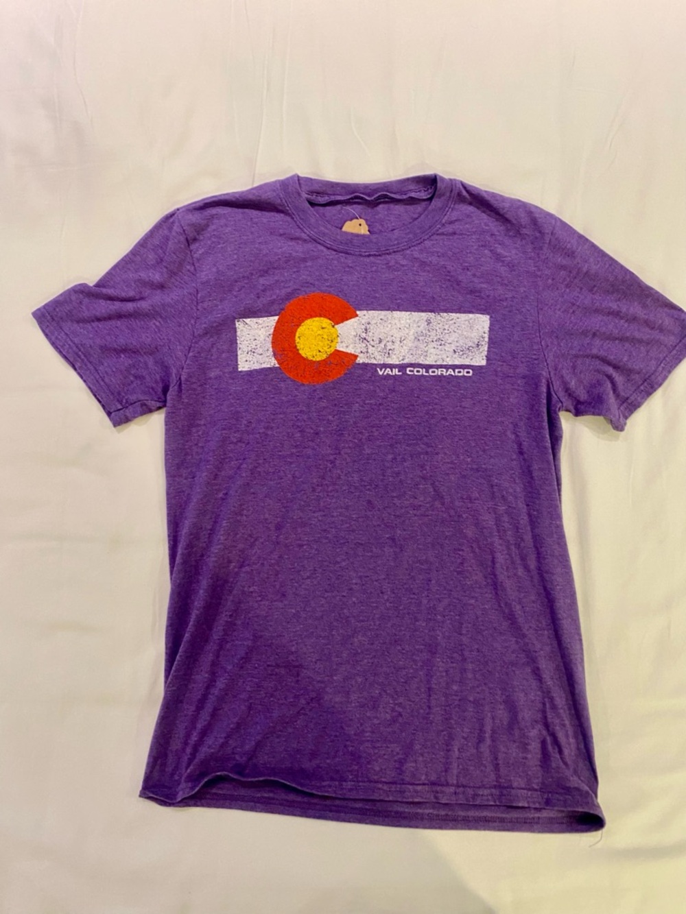 Purple Graphic Teeā